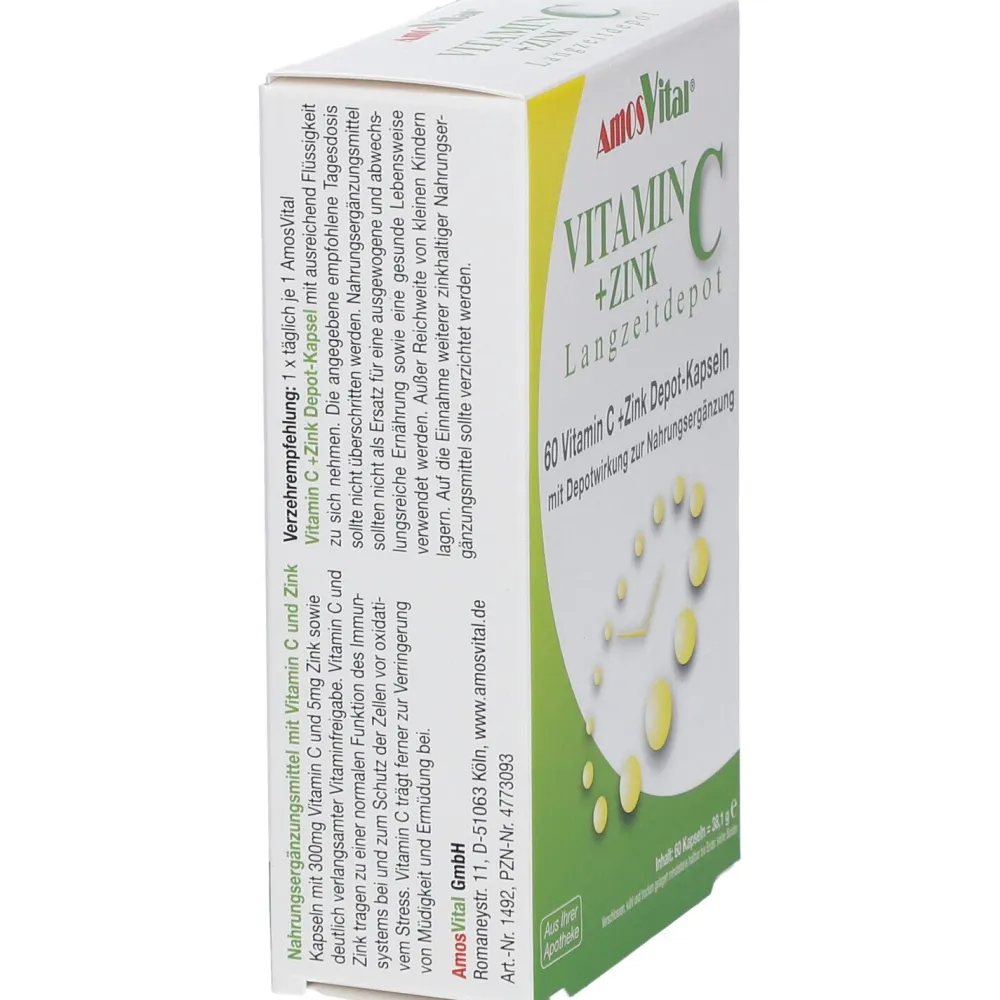 AmosVital® Vitamin C+Zink Depot Kapseln> Online