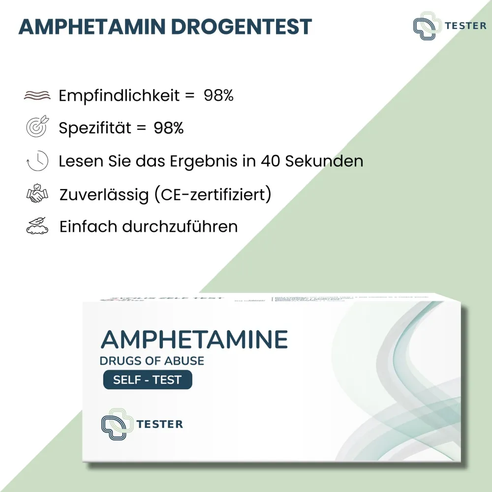 Amphetamin Drogentest (Urin)>TESTER Online