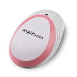 - JPD-100S(mini) Set - Ultraschall Fetal-Doppler - Cremeweiß-Pink|AngelSounds Outlet