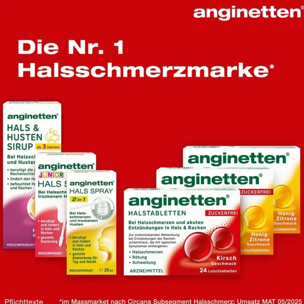 anginetten® Halstabletten zuckerfrei mit Kirschgeschmack> Online
