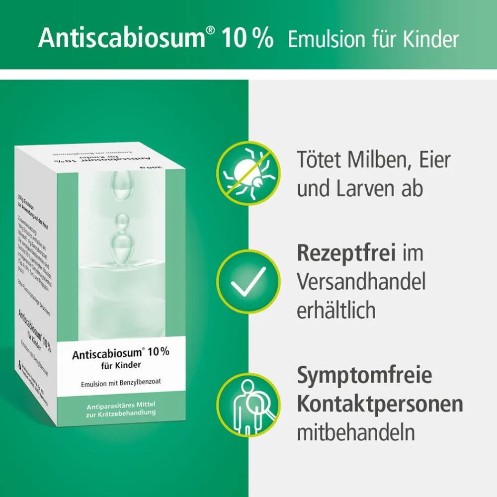 Antiscabiosum® 25 % für Erwachsene bei Krätze> Best