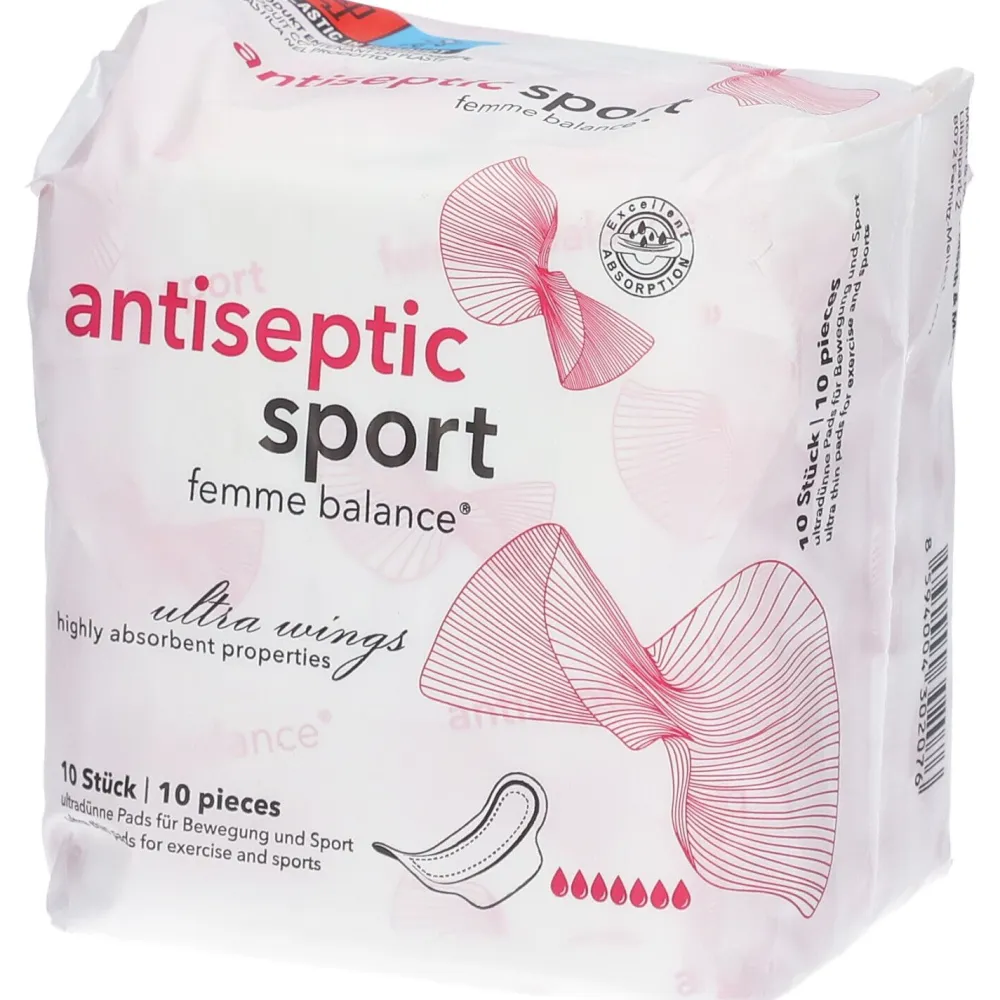 antiseptic sport femme balance® Damenbinden> Sale