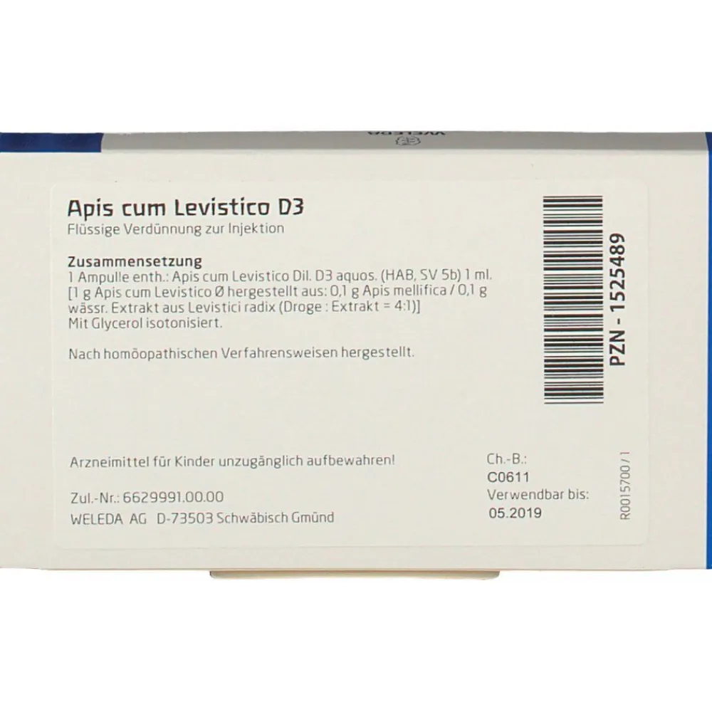Apis Cum levistico D3|WELEDA Discount