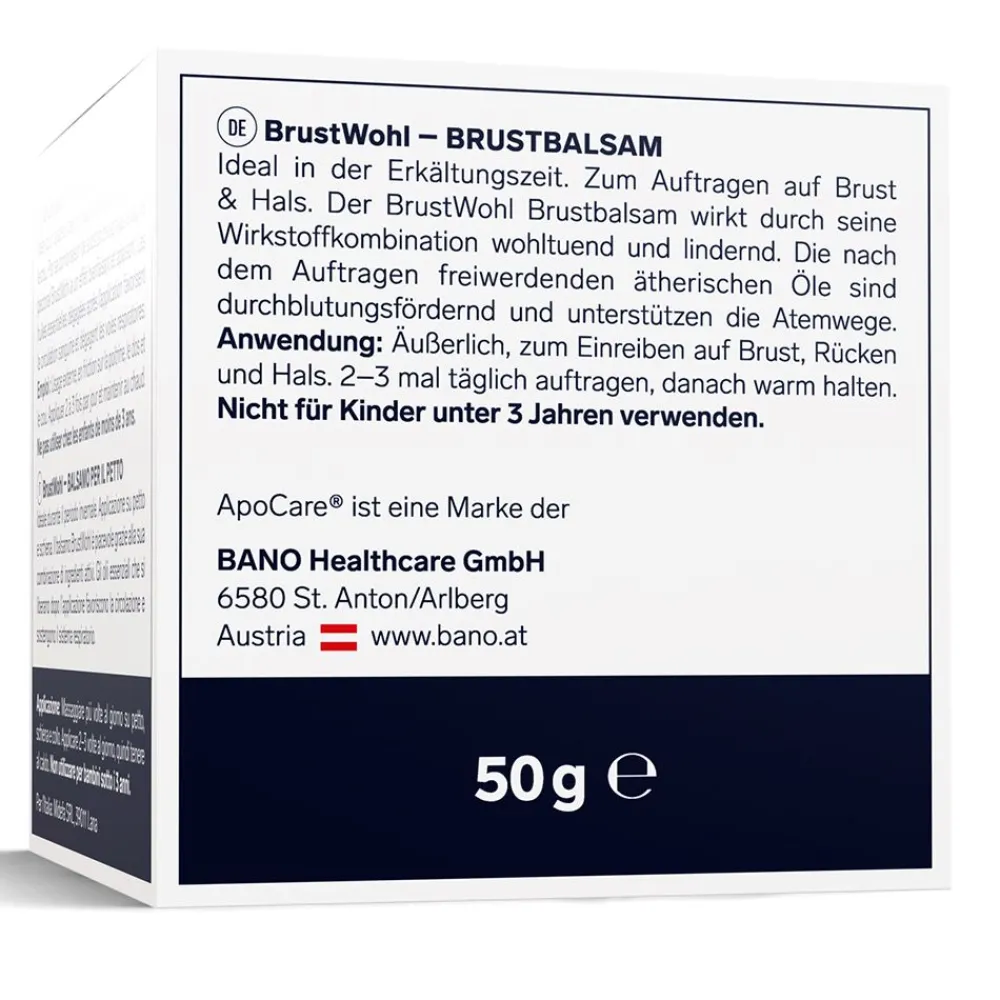 ApoCare® BrustWohl Brustbalsam Menthol| Sale