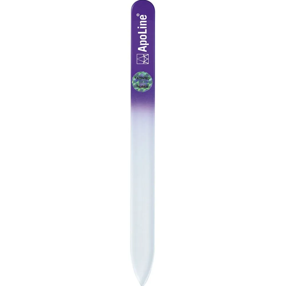 ApoLine® Glasnagelfeile, einzel, lila, 9cm>Wepa Clearance
