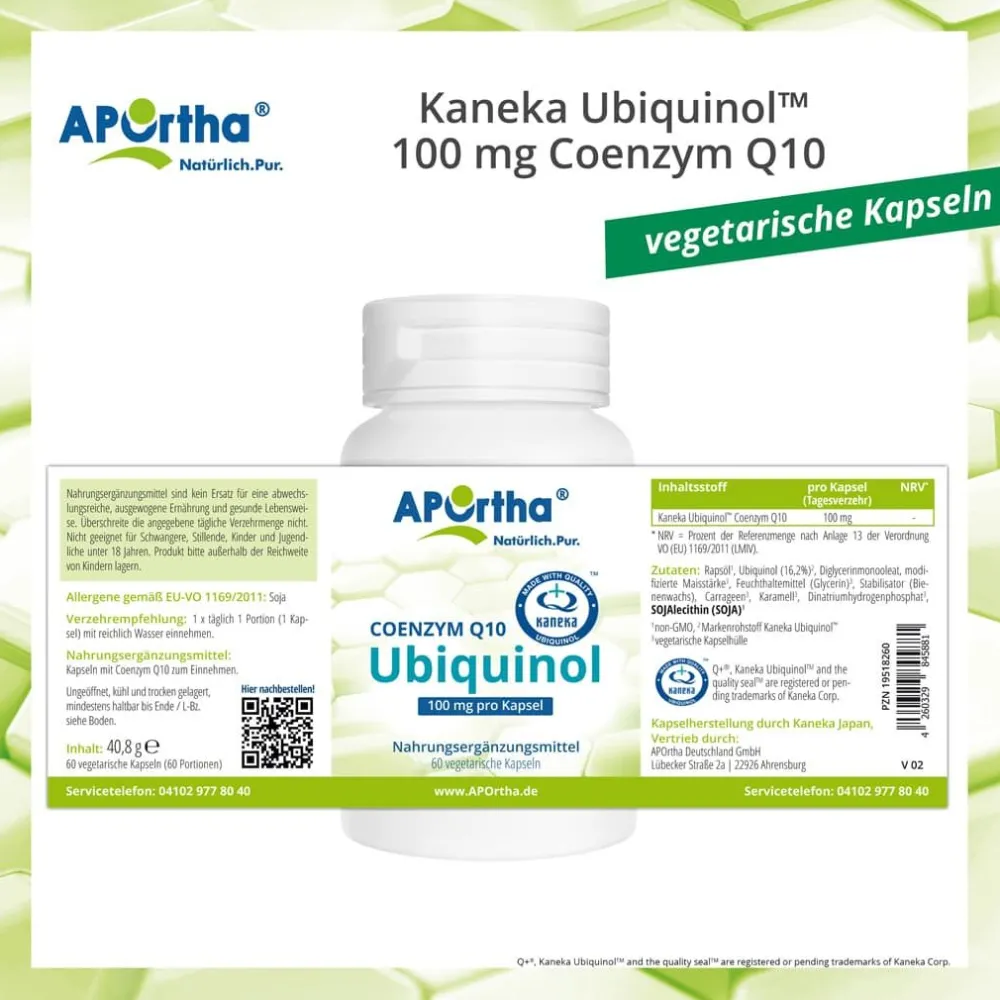 ® Kaneka Ubiquinol™ Coenzym Q10 - 100 mg - Kapseln>Aportha Discount
