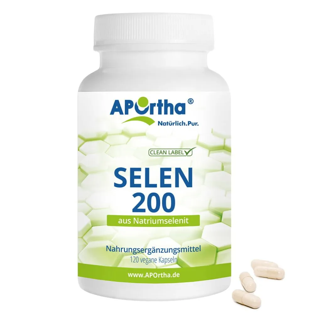 ® Selen-Kapseln aus NATRIUMSELENIT - 200 µg>Aportha Best