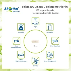 ® Selen Kapseln 200 µg aus L-Selenomethionin|Aportha