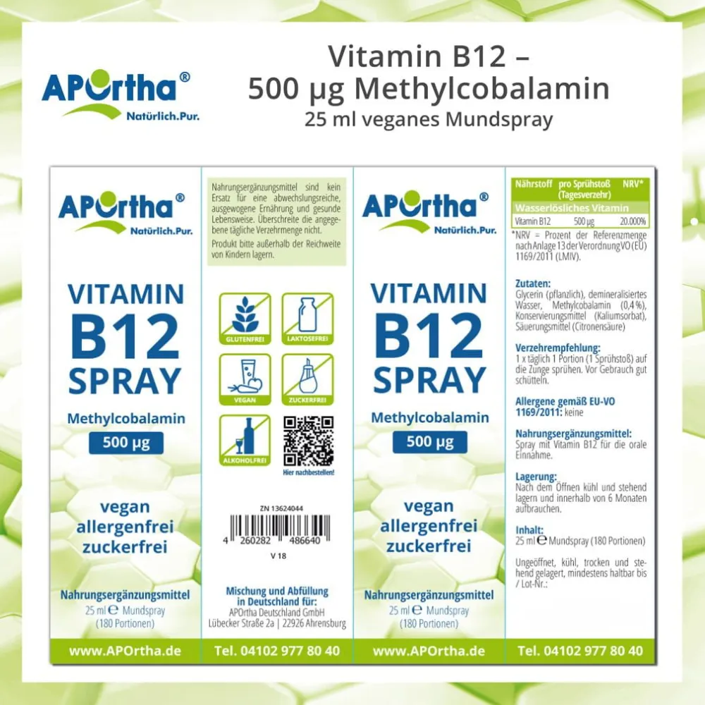 ® Vitamin B12 Mundspray - 500 µg>Aportha Clearance