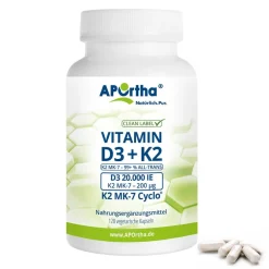 ® Vitamin D3 20.000 IE + Vitamin K2 MK-7 Cyclo® 200 µg>Aportha Hot