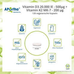 ® Vitamin D3 20.000 IE + Vitamin K2 MK-7 Cyclo® 200 µg><noscript><img width=
