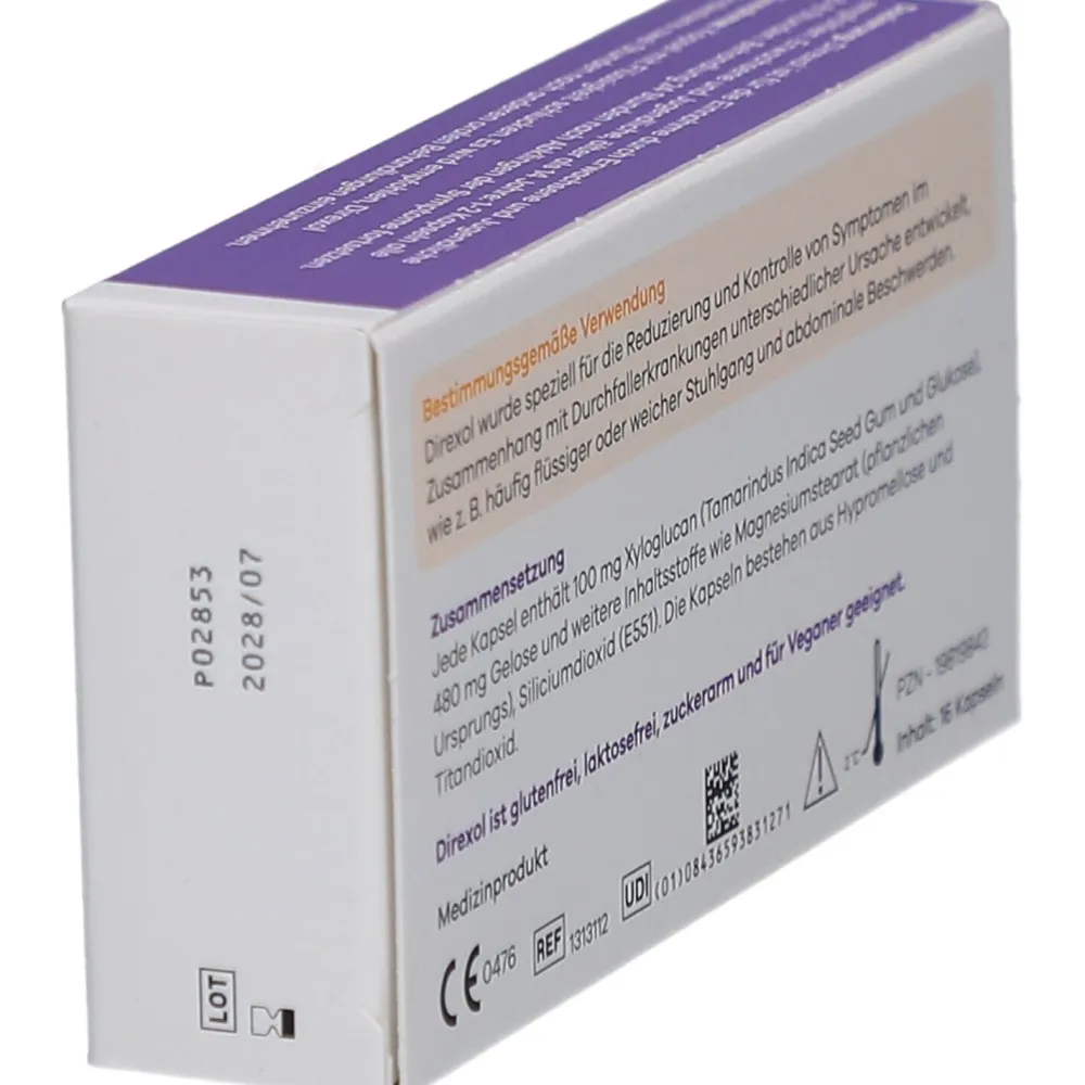 Direxol reduziert die Symptome von Durchfall>apriwell Clearance