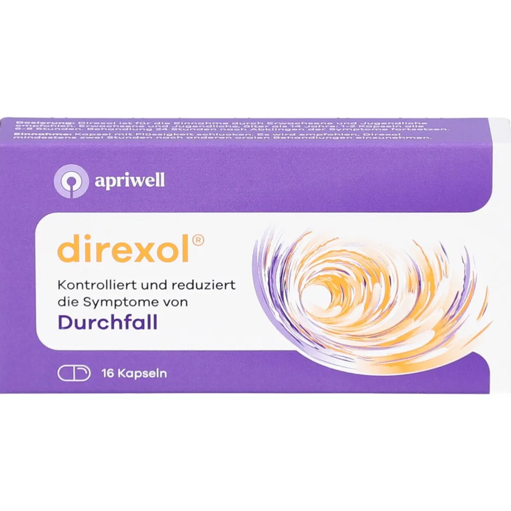 Direxol reduziert die Symptome von Durchfall>apriwell Clearance
