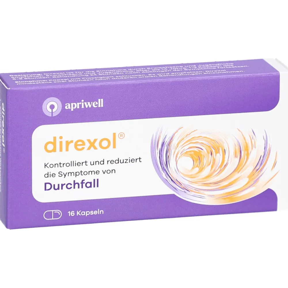 Direxol reduziert die Symptome von Durchfall>apriwell Clearance