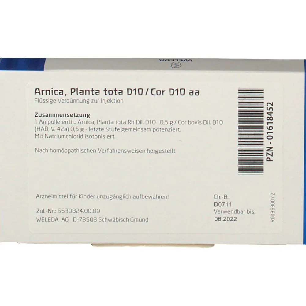 Arnica Planta D10 / Cor D10 aa|WELEDA Outlet