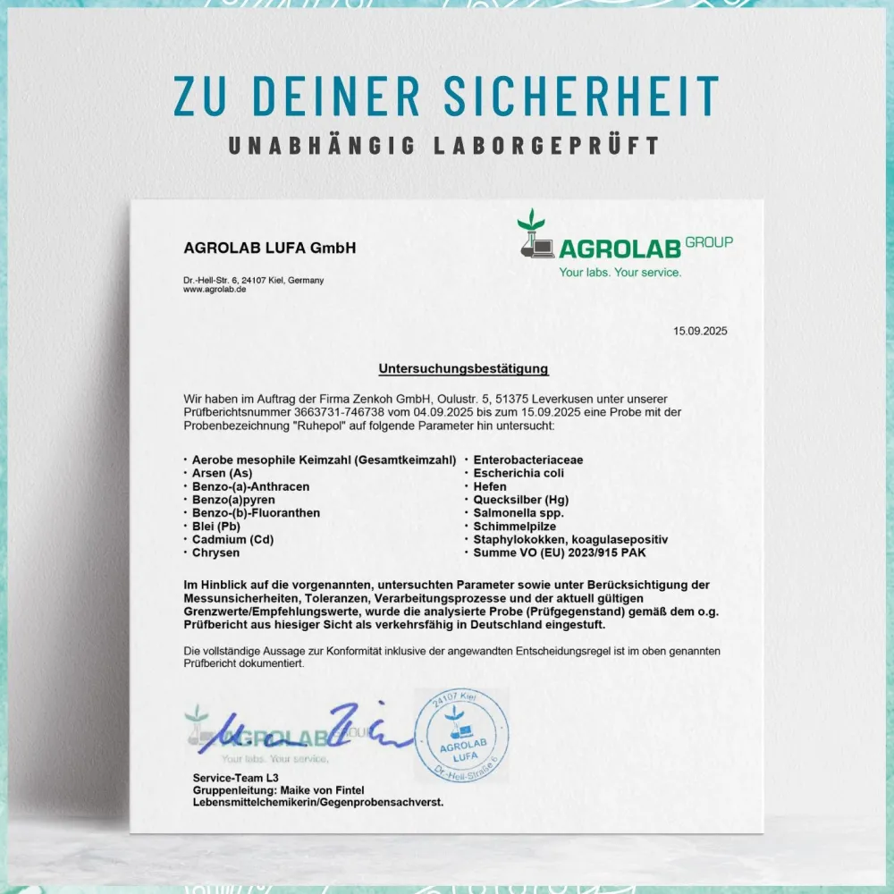Ashwagandha Komplex 120 vegane Kapseln hochdosiert Rosenwurz Extrakt Ruhepol ®|NATURTREU Outlet