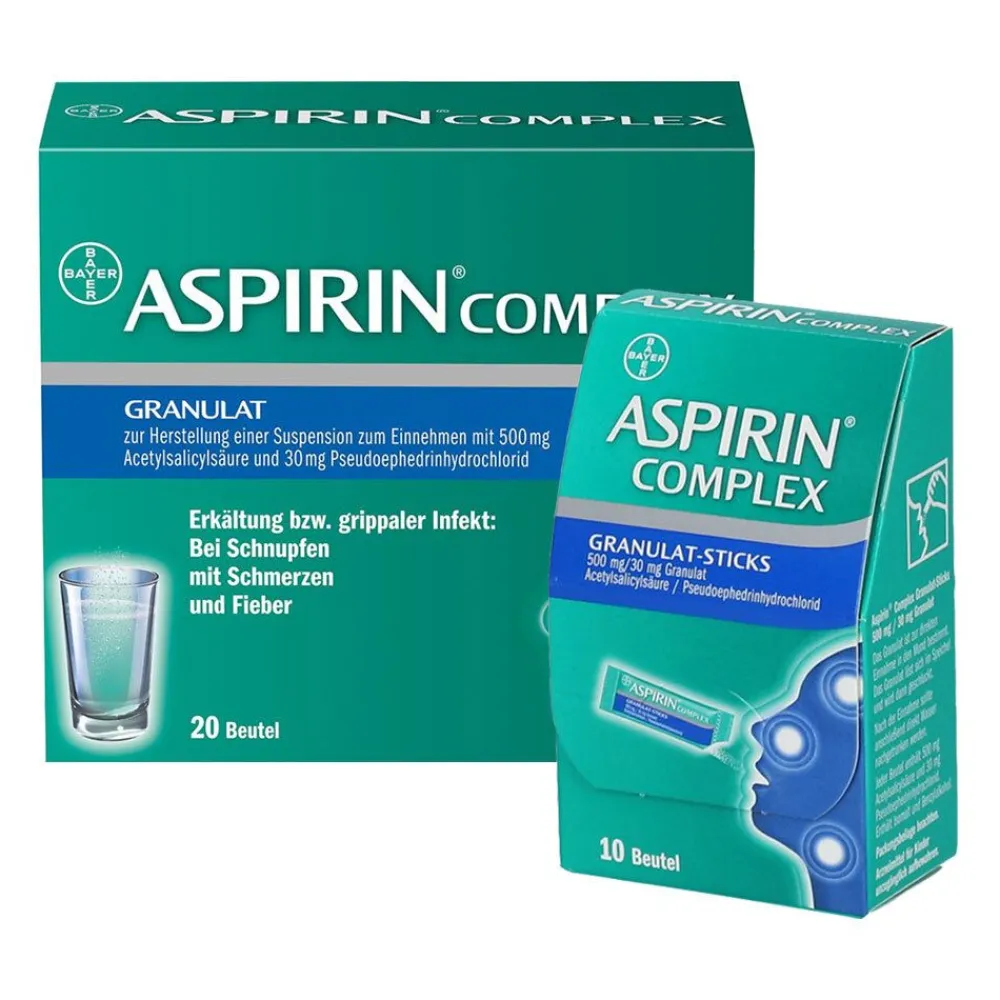 ® Complex Granulat + ® COMPLEX Granulat-Sticks 500mg/30 mg>Aspirin