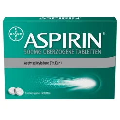 500 mg überzogene Tabletten – bewährte Wirksamkeit gegen Kopfschmerzen>Aspirin New
