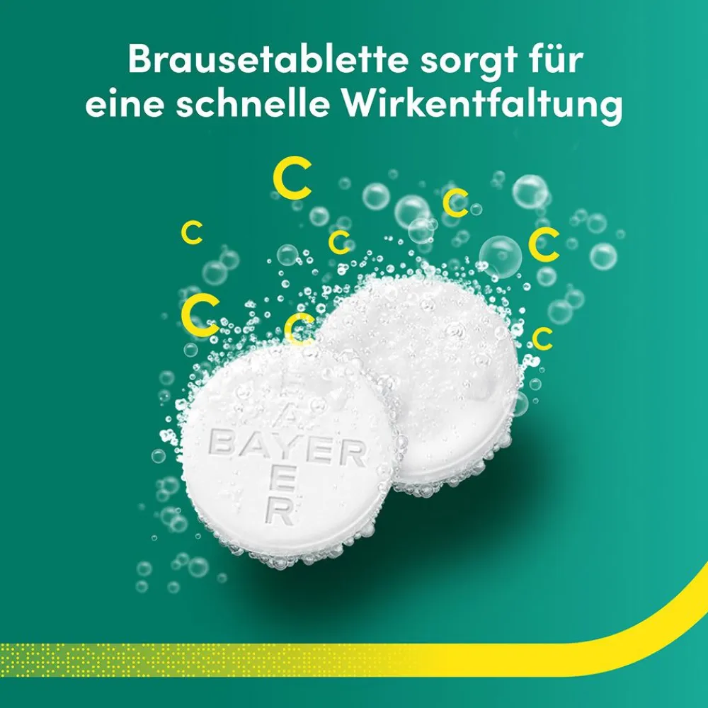 Plus C Brausetabletten – sprudelnd schnell bei ersten Erkältungsanzeichen>Aspirin New