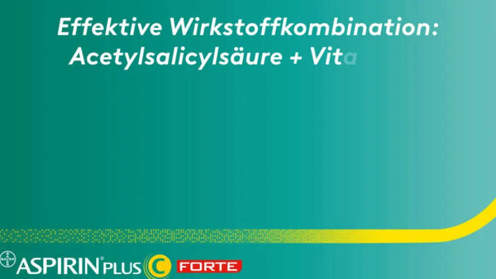 ® Plus C Forte Brausetabletten|Aspirin Clearance