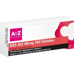 ASS-AbZ 100mg TAH Tabletten bei instabiler Angina pectoris|AbZ Pharma Hot