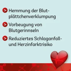 ASS Dexcel® 100 mg, zur Vorbeugung von Herzinfarkt und Schlaganfall bei vorbelasteten Patienten| Outlet
