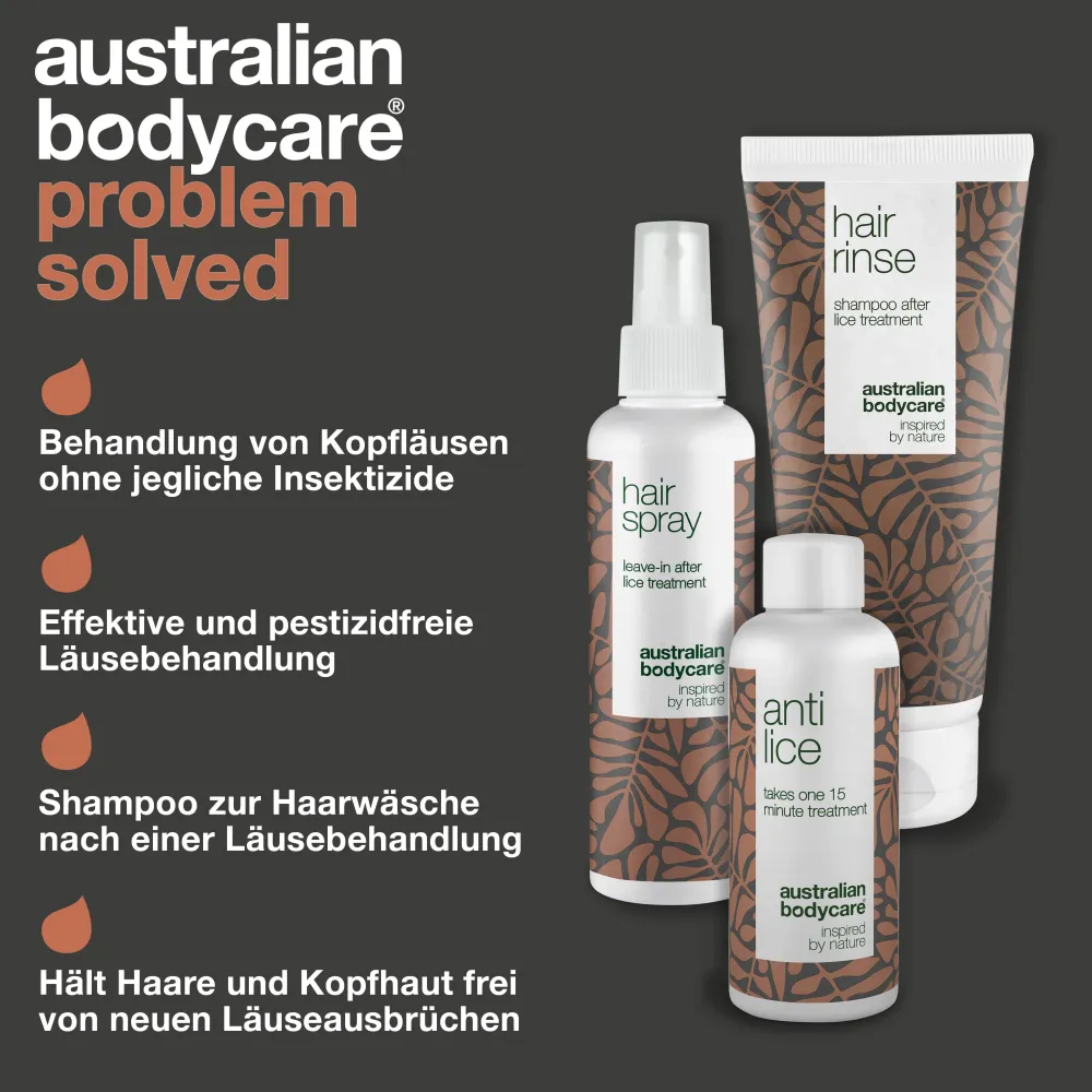 Komplettes Läusebehandlungsset>Australian Bodycare New