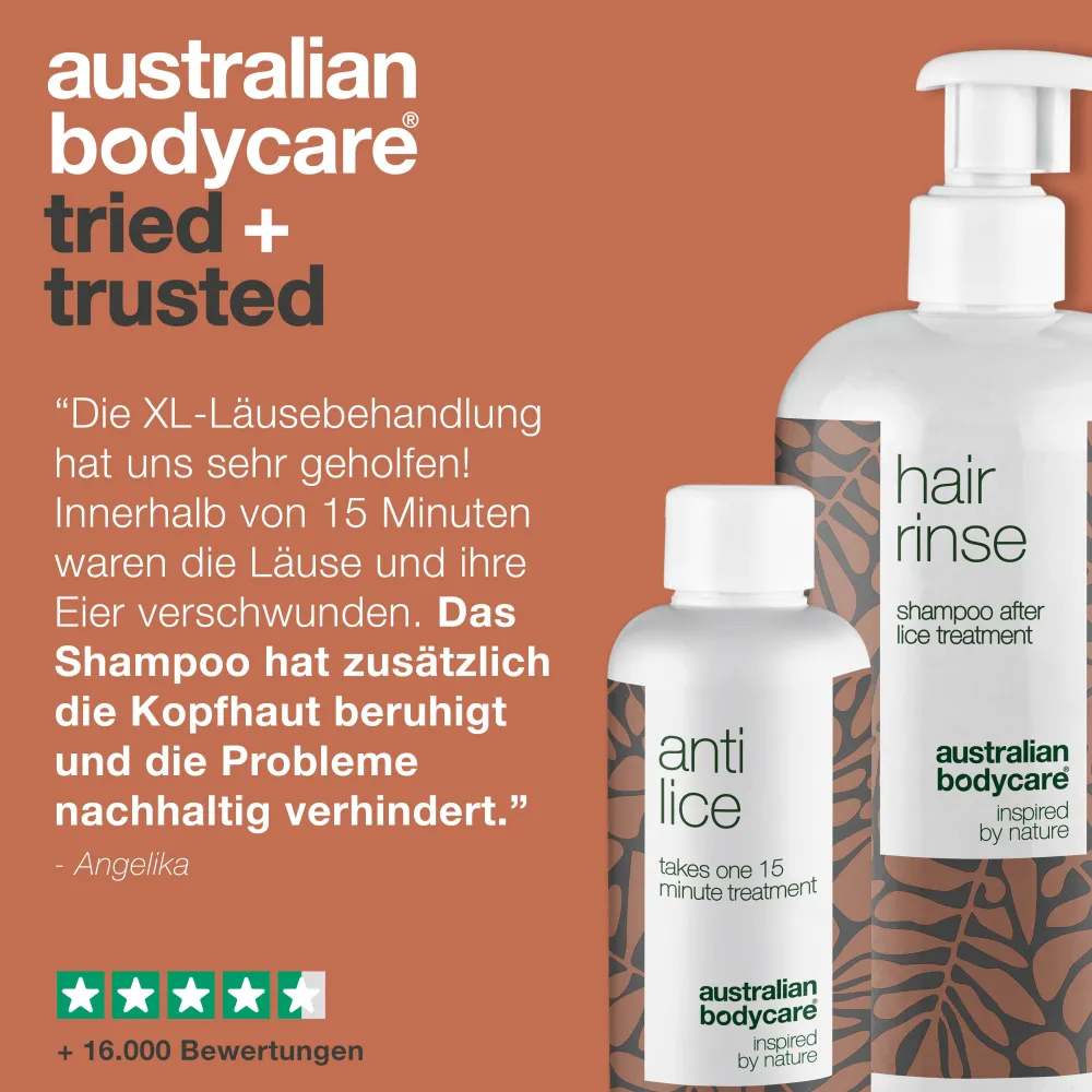 XL-Set mit Anti-Läuse-Produkten>Australian Bodycare Online