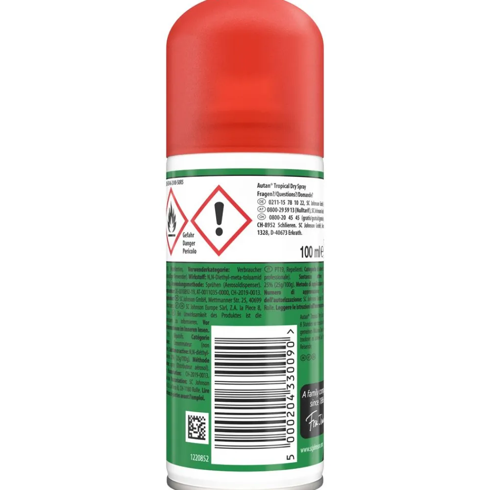 ® Tropical Dry Spray|Autan Discount