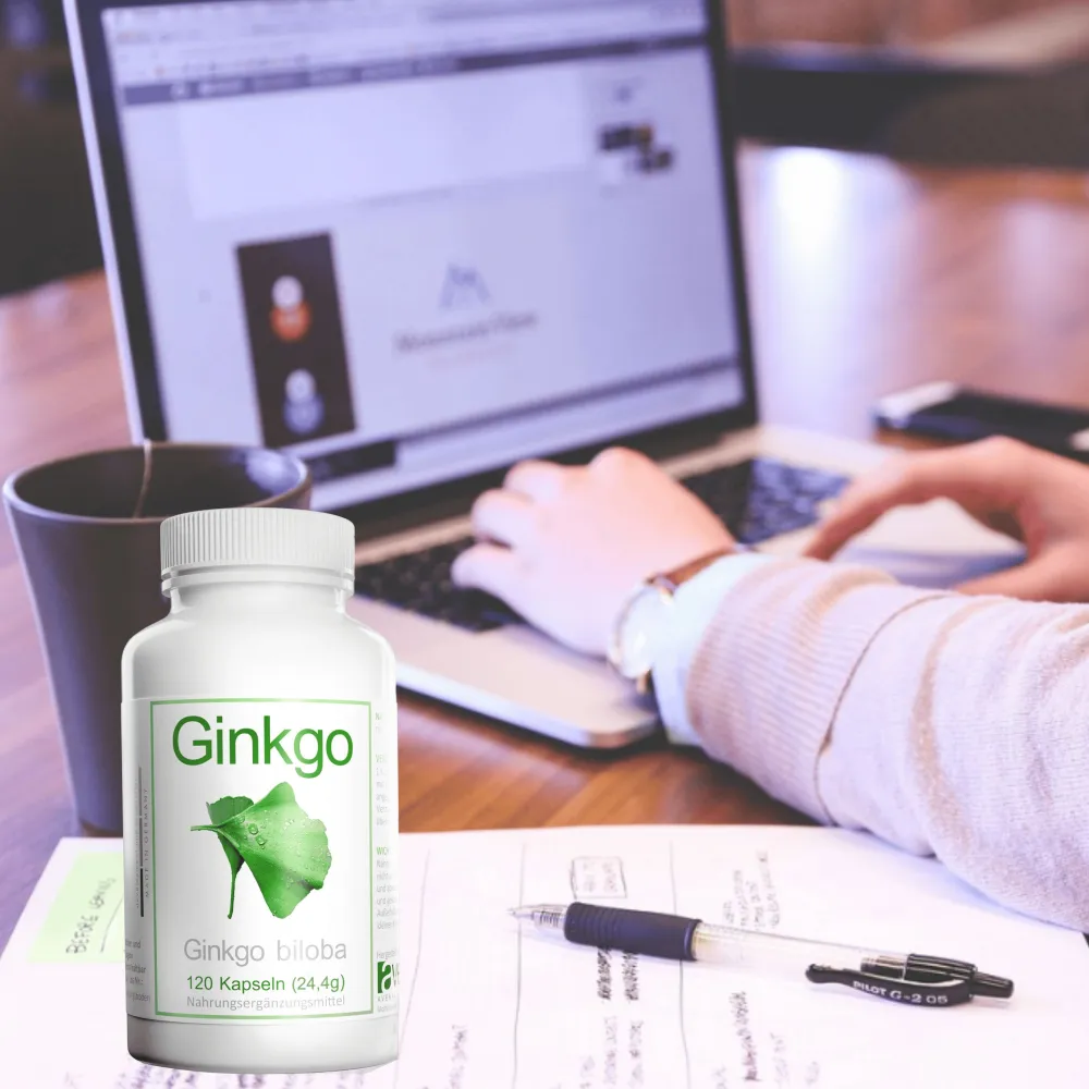 avenar pharma® Ginkgo biloba Kapseln 420mg | Blattpulver als Extrakt | Fokus Konzentration SEHR GUT| Sale