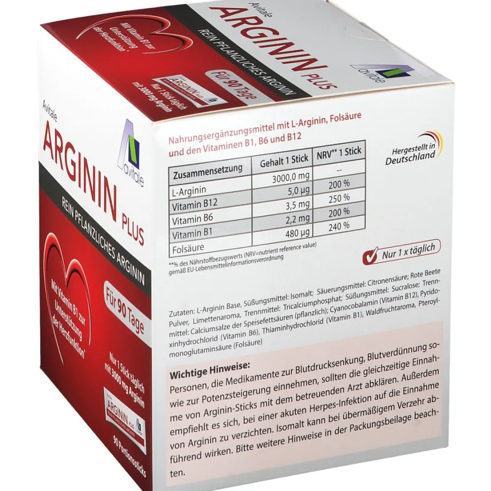 ARGININ PLUS|Avitale Online