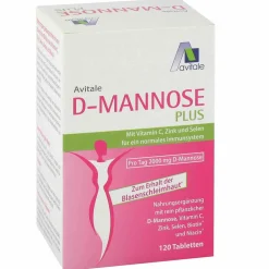 D-Mannose Plus 2000 mg Tabletten + Niacin für normale Schleimhäute|Avitale Outlet
