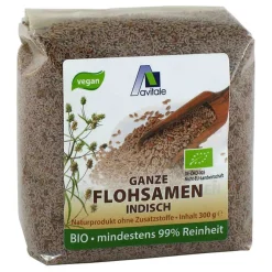 Ganze Flohsamen aus Indien-99% Rein, Bio-Qualität ohne Zusätze|Avitale Discount