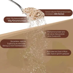Ganze Flohsamenschalen aus Indien-99% Rein, Naturprodukt ohne Zusätze>Avitale Online