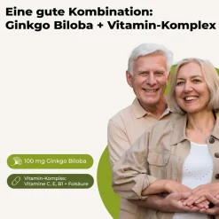 Gingko-Biloba mit 100 mg Gingko-Blätter-Trockenextrakt+Vitamin-Komplex>Avitale Clearance