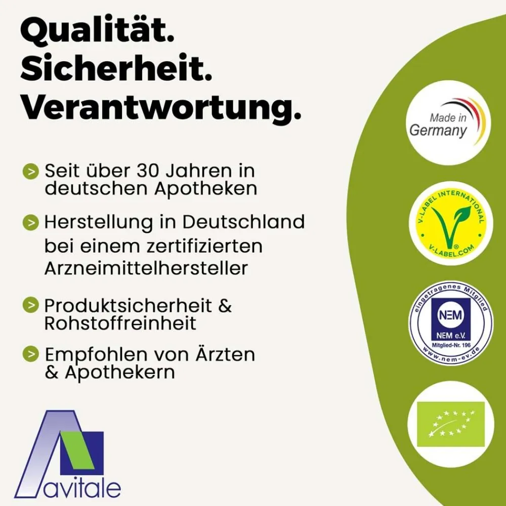 Gingko-Biloba mit 100 mg Gingko-Blätter-Trockenextrakt+Vitamin-Komplex>Avitale Clearance