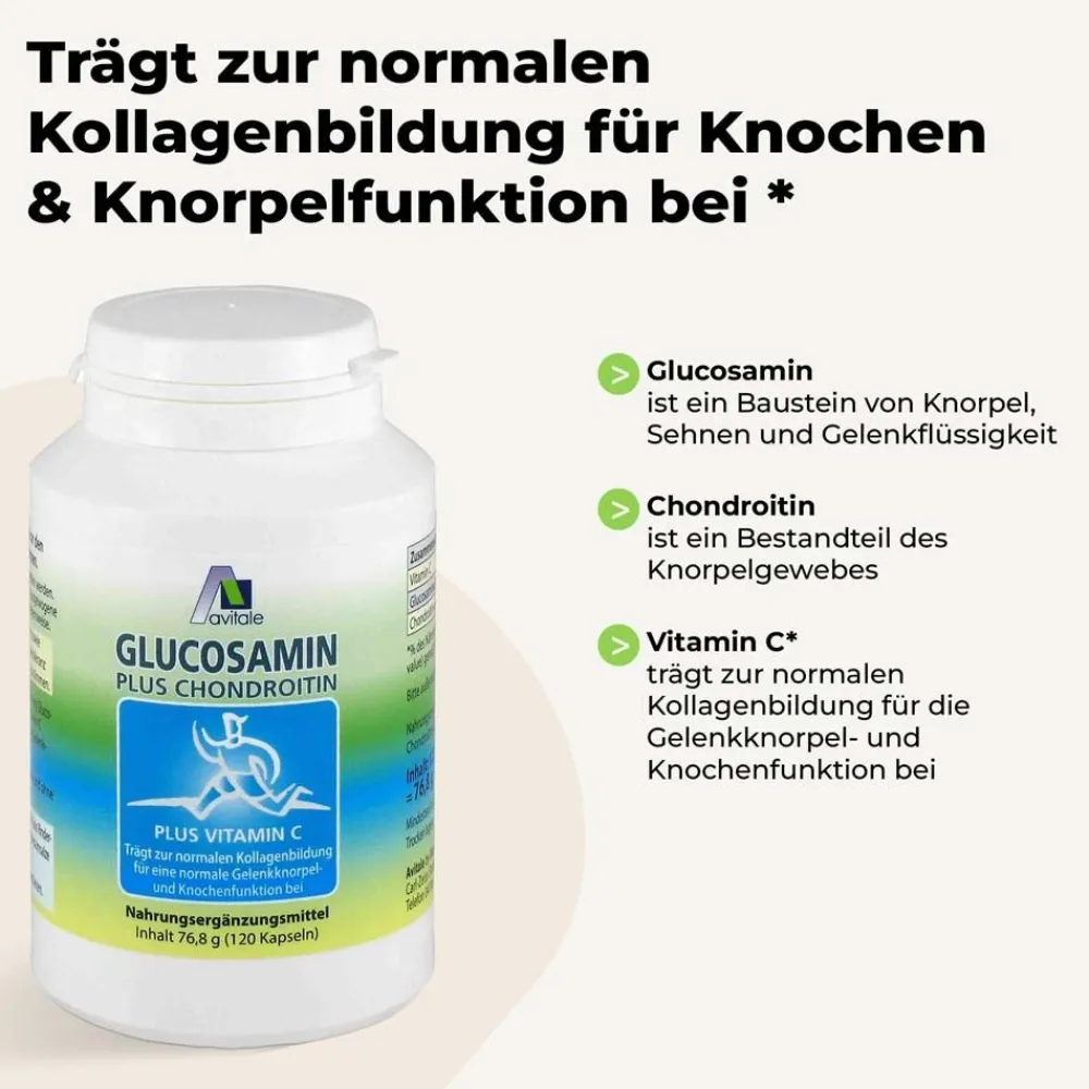 Glucosamin + Chondroitin|Avitale New