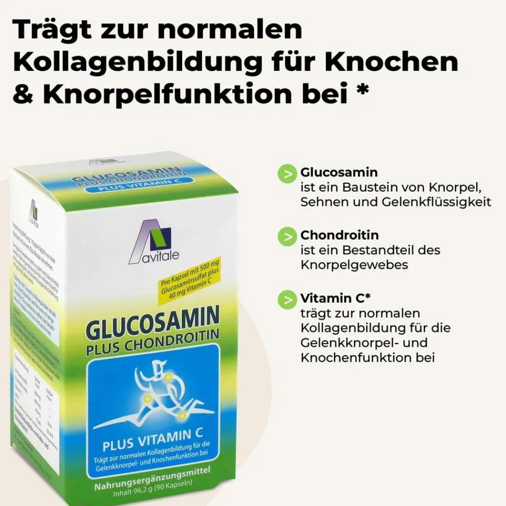 Glucosamin 500 mg + Chondroitin 400 mg>Avitale Online