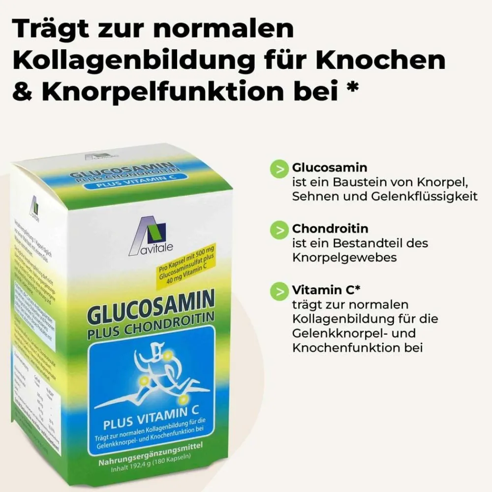 Glucosamin 500 mg + Chondroitin 400 mg>Avitale Online