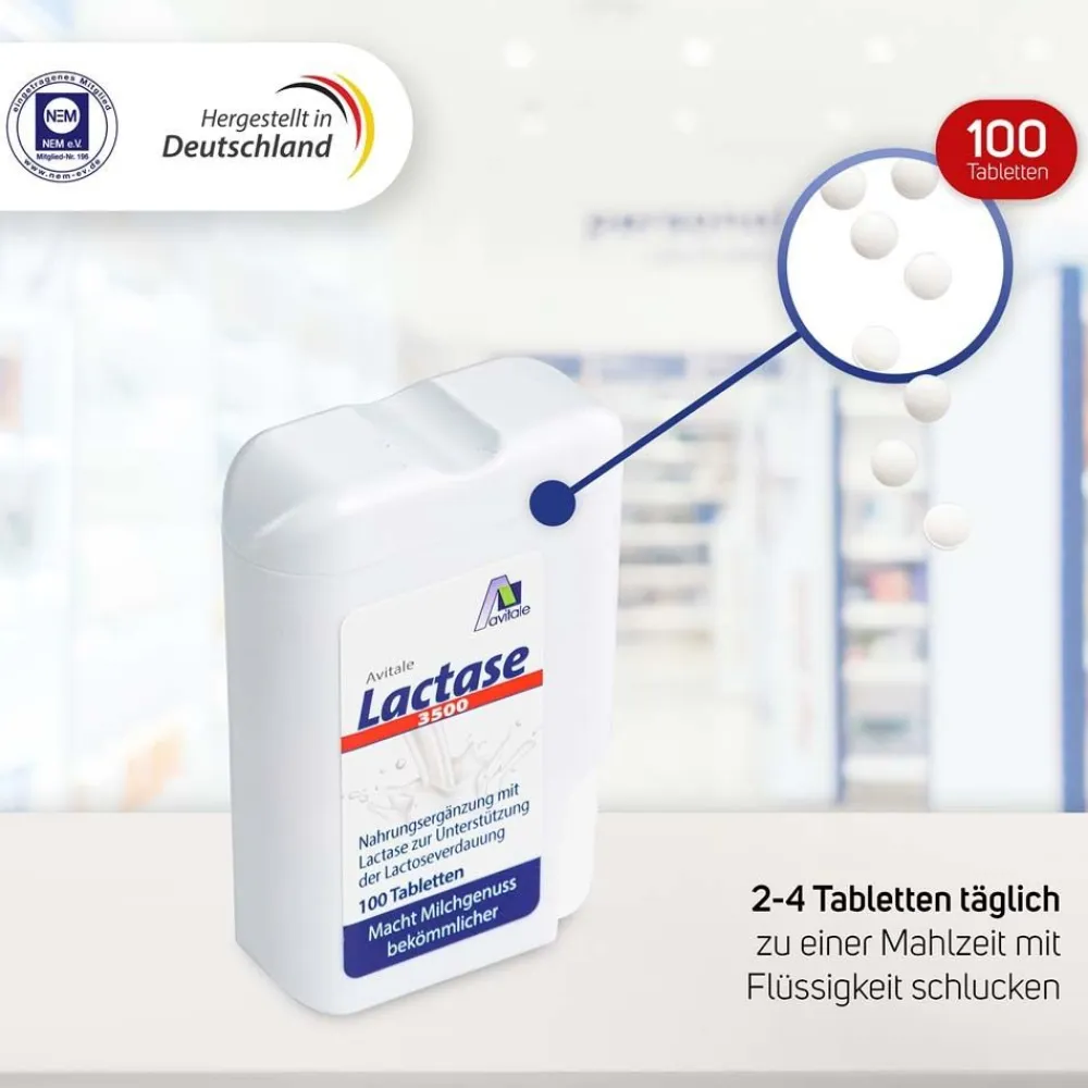 Lactase 3500 FCC>Avitale Sale