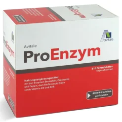 ProEnzym-Magensaftresistente Enzym-Tabletten, hergestellt in Deutschland>Avitale