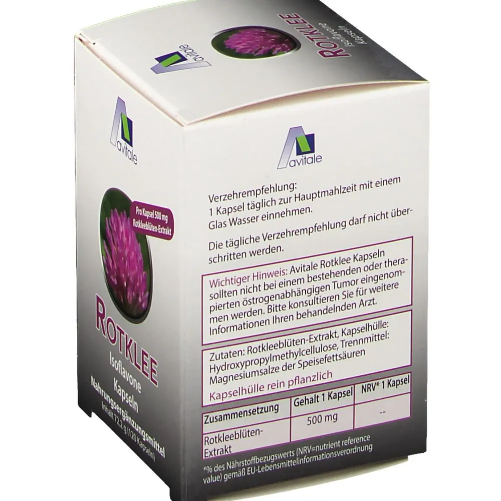 Rotklee 500mg>Avitale