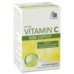 Vitamin C 500 mg Depot Tabletten mit Langzeitwirkung>Avitale Discount