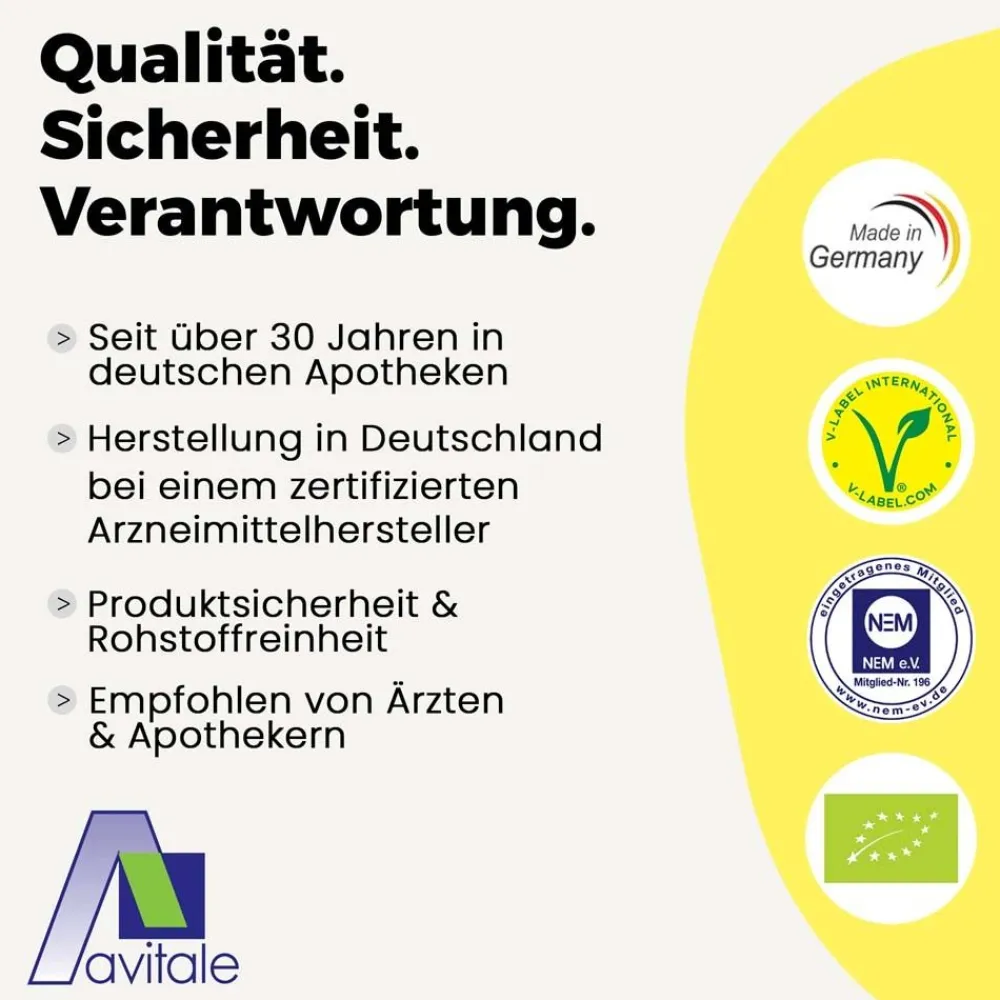 Vitamin C 500 mg Depot Tabletten mit Langzeitwirkung>Avitale Discount