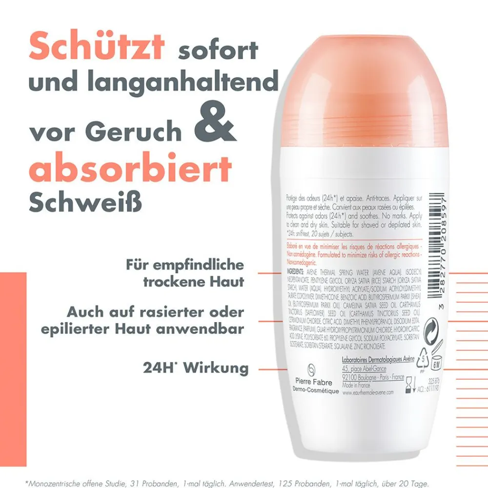 Body Deodorant Roll-On mit 24h Wirkung|Avène Clearance