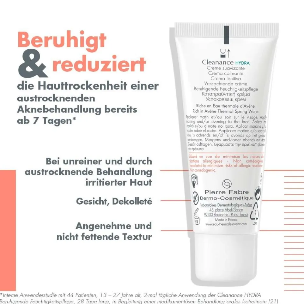 Cleanance Hydra beruhigende Feuchtigkeitspflege - bei dermatologischer Behandlung von Akne>Avène Outlet