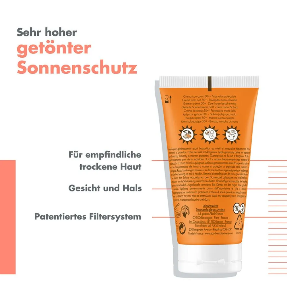 Getönte Sonnencreme LSF 50+|Avène Outlet