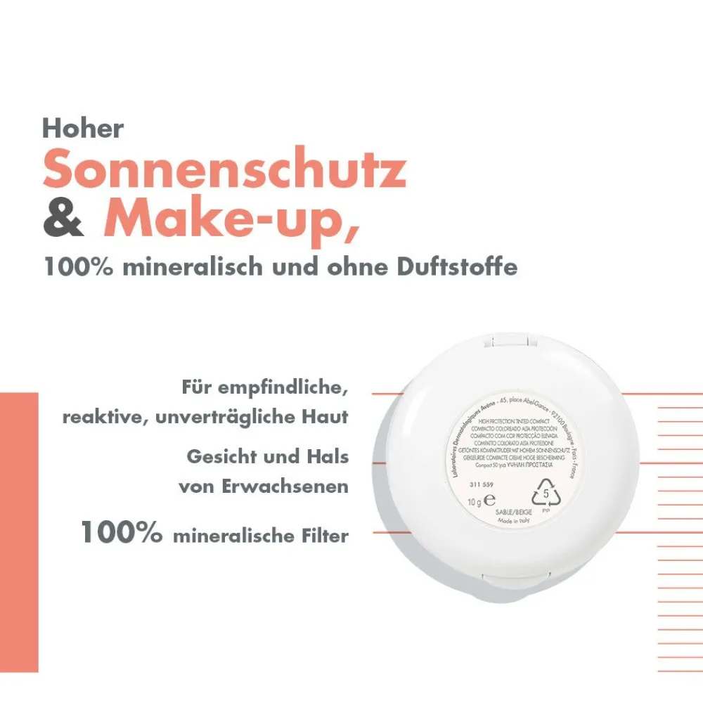 Kompaktsonnencreme LSF 50 Sand>Avène Sale
