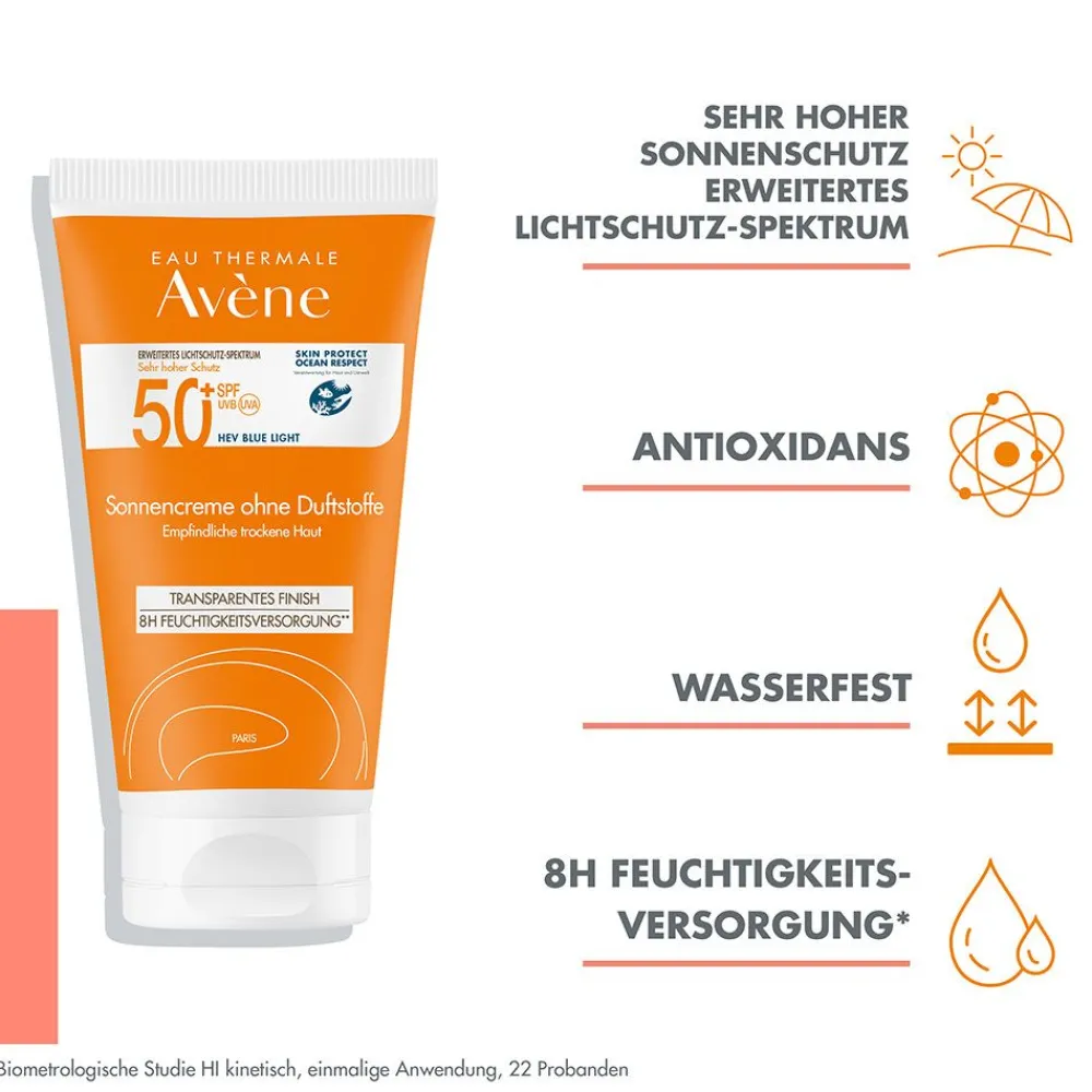 – Sonnencreme SPF 50+ ohne Duftstoffe|Avène New