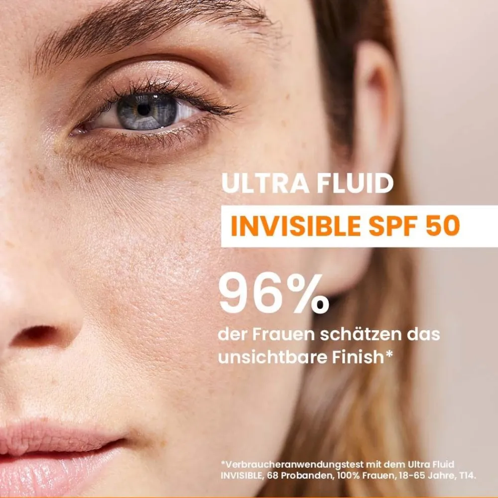 Avène Ultra Fluid Invisible LSF 50 - Hoher Sonnenschutz + HEV Blue Light Filter| Sale